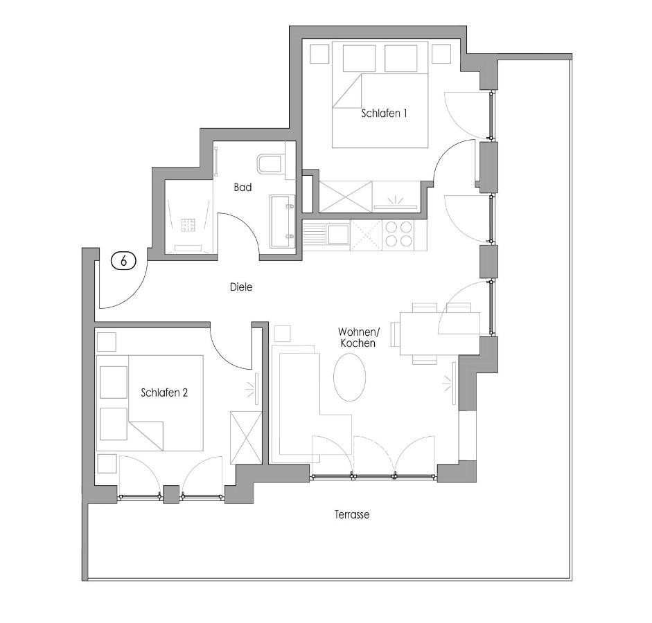 Apartmán Haus Insulaner Tolle 6 Norderney Exteriér fotografie